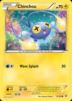 Primal Clash Chinchou #57 card