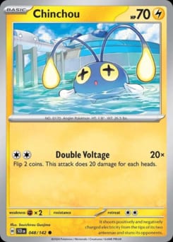 Stellar Crown Chinchou #48 card