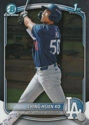 2025 Bowman Chrome Prospects Ching-Hsien Ko #BCP-224 card