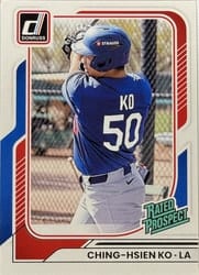 2026 Donruss Base Set Ching-Hsien Ko #141 card