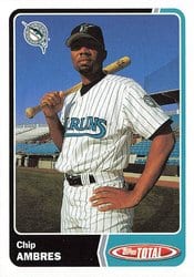 2003 Topps Total Base Set Chip Ambres #4 card
