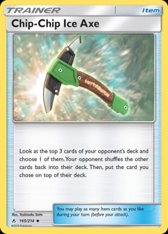 Unbroken Bonds Chip-Chip Ice Axe #165 card