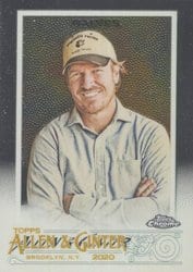 2020 Topps Allen & Ginter Chrome Base Set Chip Gaines #155 card