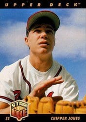 1993 Upper Deck Base Set Chipper Jones #24 card