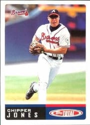 2002 Topps Total Base Set Chipper Jones #100 card