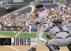 2006 Upper Deck Base Set Chipper Jones #38 card