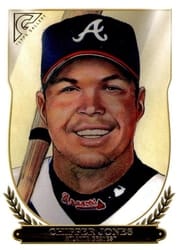 2018 Topps Gallery Hall of Fame Gallery Chipper Jones #HOF-30 card