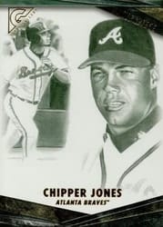 2018 Topps Gallery Masterpiece Chipper Jones #M-14 card