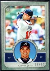 2018 Topps Transcendent Collection Base Chipper Jones #19 card