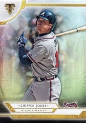 2018 Topps Triple Threads Base Set Chipper Jones #88 card