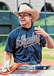 2018 Topps Update Base Set Chipper Jones #US31b card