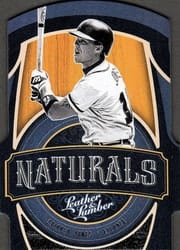 2019 Panini Leather & Lumber Naturals Chipper Jones #N-2 card
