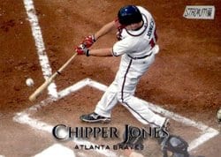 2019 Stadium Club Base Set Chipper Jones #78 card
