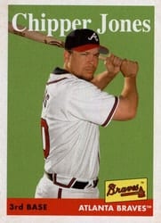 2019 Topps Archives Base Set Chipper Jones #88 card