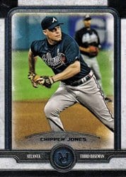 2019 Topps Museum Collection Base Set Chipper Jones #8 card
