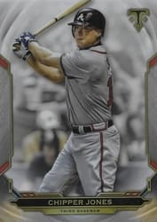 2019 Topps Triple Threads Base Set Chipper Jones #42 card