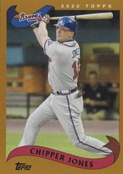 2020 Topps Archives Base Set Chipper Jones #220 card