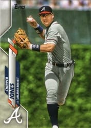 2020 Topps Base Set Chipper Jones #47b card