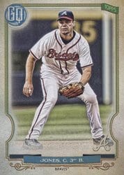 2020 Topps Gypsy Queen Base Set Chipper Jones #311 card