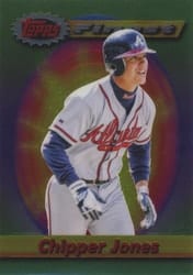 2021 Finest Flashbacks Base Set Chipper Jones #212 card