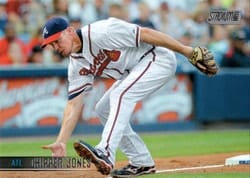 2021 Stadium Club Base Chipper Jones #268 card