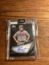 2021 Topps Chrome Black Autographs Chipper Jones #CBA-CJ card