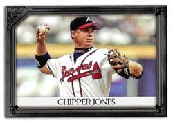 2021 Topps Gallery Base Set Chipper Jones #67 card