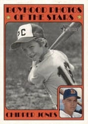 2021 Topps Heritage Minor League 1972 Topps Boyhood Photos of the Stars Chipper Jones #72TBPS-1 card