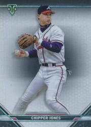 2021 Topps Triple Threads Base Set Chipper Jones #6 card