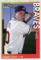 2022 Topps Archives Snapshots Base Set Chipper Jones #21 card