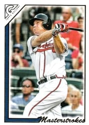 2022 Topps Gallery Masterstrokes Chipper Jones #MS-20 card