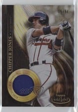2022 Topps Gold Label MLB Legends Relics Chipper Jones #MLR-CJ card