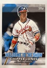 2022 Topps Welcome to the Show Autographs Chipper Jones #WTTS-14 card
