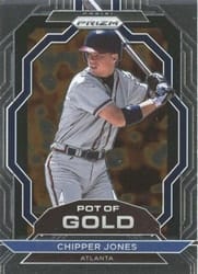 2023 Panini Prizm Pot of Gold Chipper Jones #PG17 card