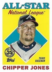 2023 Topps 1988 Topps All-Stars Chipper Jones #88AS-5 card