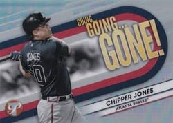 2023 Topps Pristine Going, Going Gone Chipper Jones #GGG-15 card