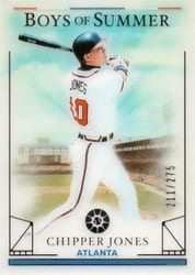 2024 Panini Boys of Summer Base Set Chipper Jones #14 card