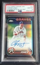 2024 Topps Chrome Update Legend Autographs Chipper Jones #CLA-CJ card