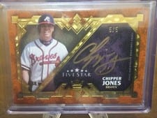 2024 Topps Five Star Baseball Royalty Autographs Chipper Jones #BR-CJ card