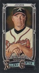2025 Topps Allen & Ginter Mini Chrome Chipper Jones #36 card