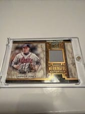 2025 Topps Museum Collection Meaningful Material Relics Chipper Jones #MMR-CJ card