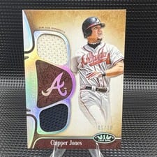 2026 Topps Tier One Tier One Legend Relics Chipper Jones #T1LR-CJ card