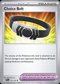Paldea Evolved Choice Belt #176 card
