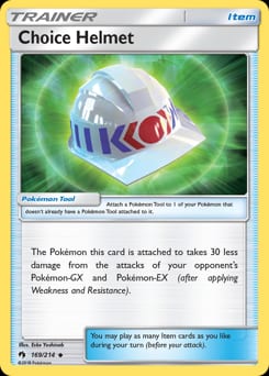 2018 Lost Thunder Choice Helmet #169 card