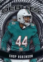 2024 Finest Finest Debuts Chop Robinson #D-20 card