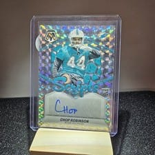 2024 Panini Mosaic Rookie Scripts Chop Robinson #RS-CRN card