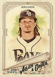 2018 Topps Allen & Ginter Base Set Chris Archer #192 card