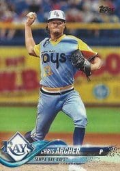 2018 Topps Base Set Chris Archer #191 card