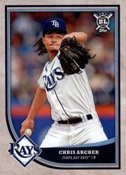 2018 Topps Big League Base Set Chris Archer #13 card
