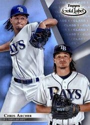 2018 Topps Gold Label Base Set Chris Archer #92 card